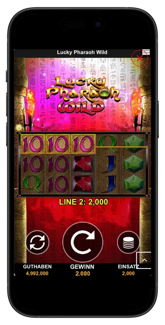 Lucky Pharaoh mobil – HTML5-Slot auf iOS und Android